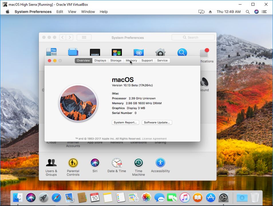 Download mac os high sierra virtualbox image